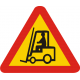 Varningsskylt - truck